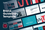 Digital | Brand Guidelines Template, a Presentation Template by Typefool's Shop (Thumbnail 1 of 10)