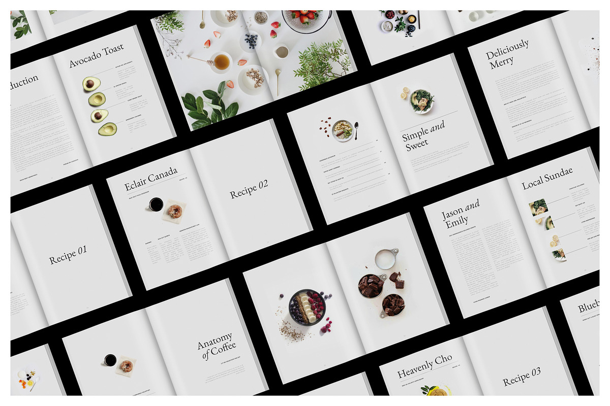 FOODIES Recipes Book Cookbook, a Magazine Template by Arif Tri Ananta (Photo 1 of 14)