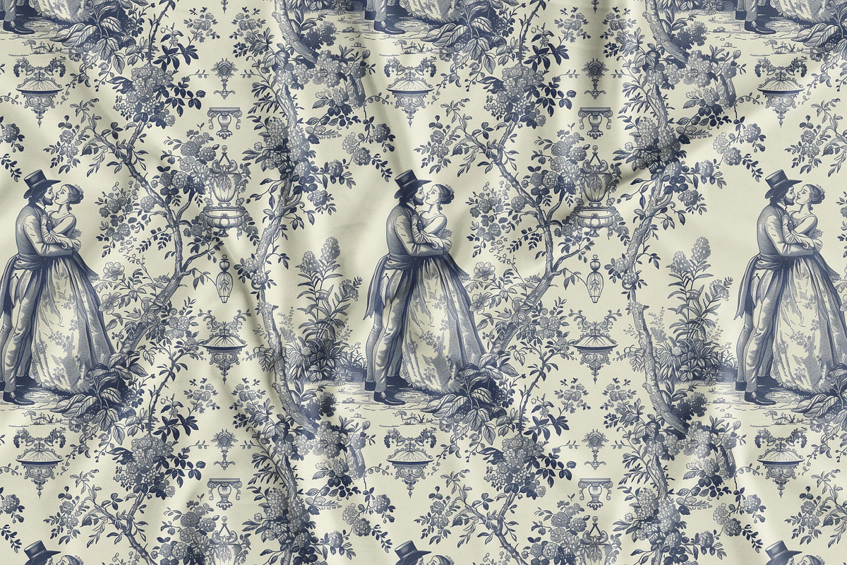 Toile de Jouy Print Design Patterns, a Pattern Graphic by Olya Creative (Photo 15 of 24)