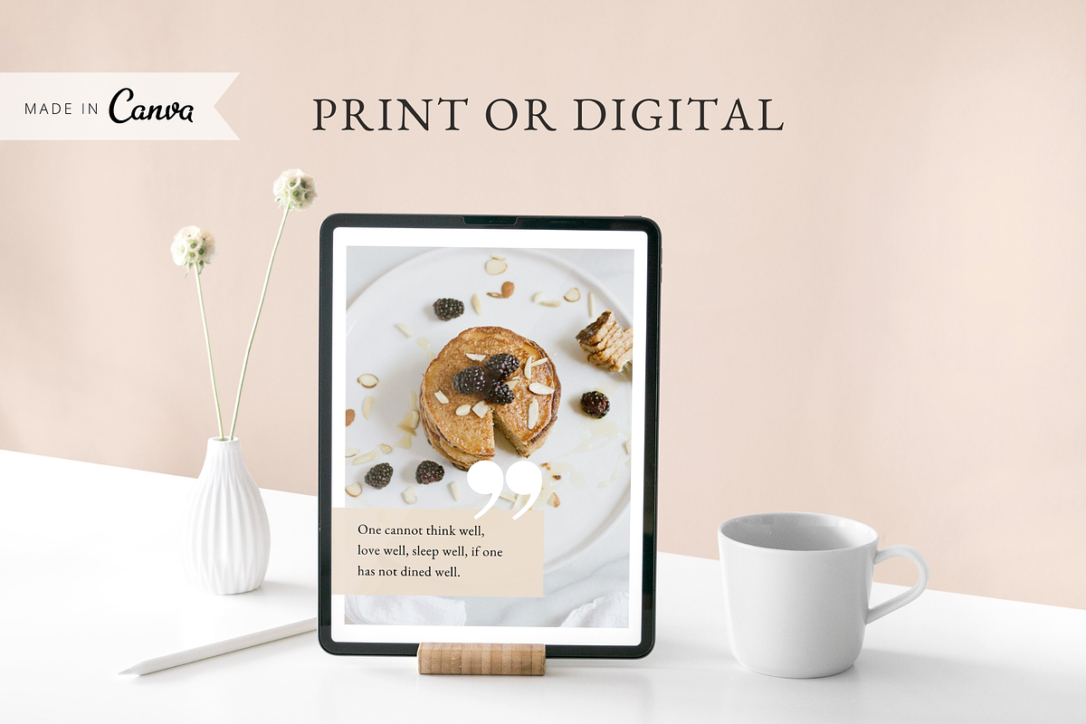 Aesthetic Cook Book Template, a Magazine Template by ShopRShop (Photo 7 of 9)