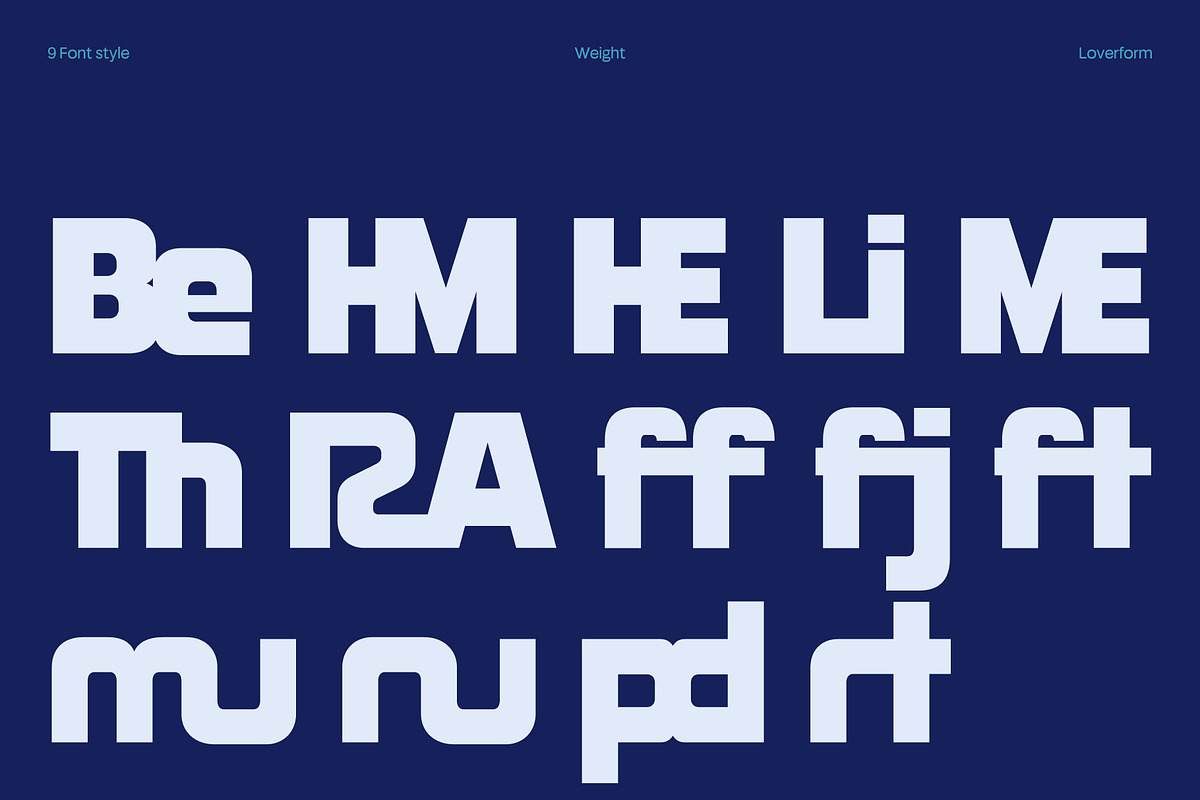 Quedora – Boxy Minimalist Font, a Sans Serif Font by Casloop Studio (Photo 3 of 10)