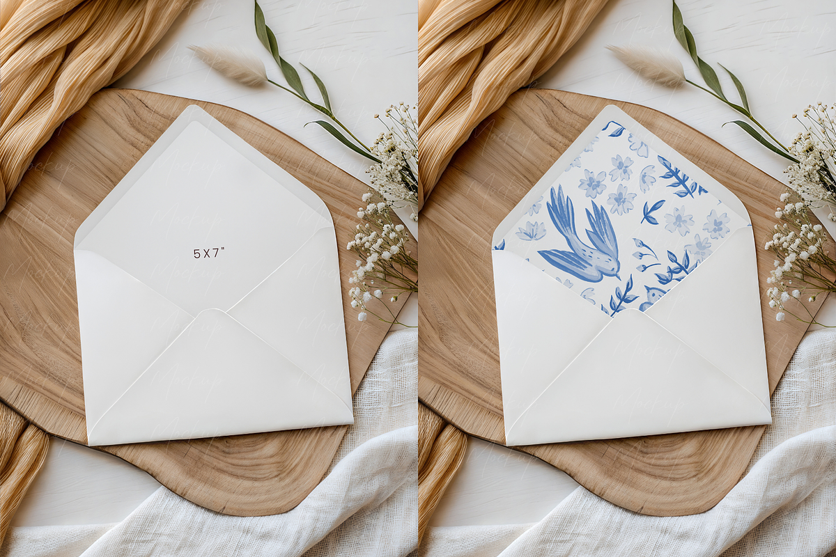 Vertical Envelope Liner Mockup, a Product Mockup by TatiMockup (Photo 2 of 3)