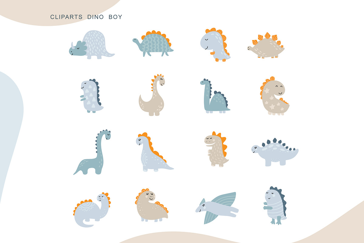 Dino Boy SVG, an Object Graphic by Happy Letters (Photo 5 of 15)