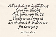 Paloma Hand Painted Font, a Handwritten Font by Madeline ODonoghue Design (Thumbnail 3 of 9)