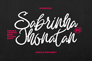 Sabrinha Jhonatan Brush Scipt, a Script Font by Portocraft (Thumbnail 1 of 10)