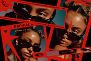 Red Y2K Frames V2, a Social Media Template by Pixflow (Thumbnail 3 of 9)