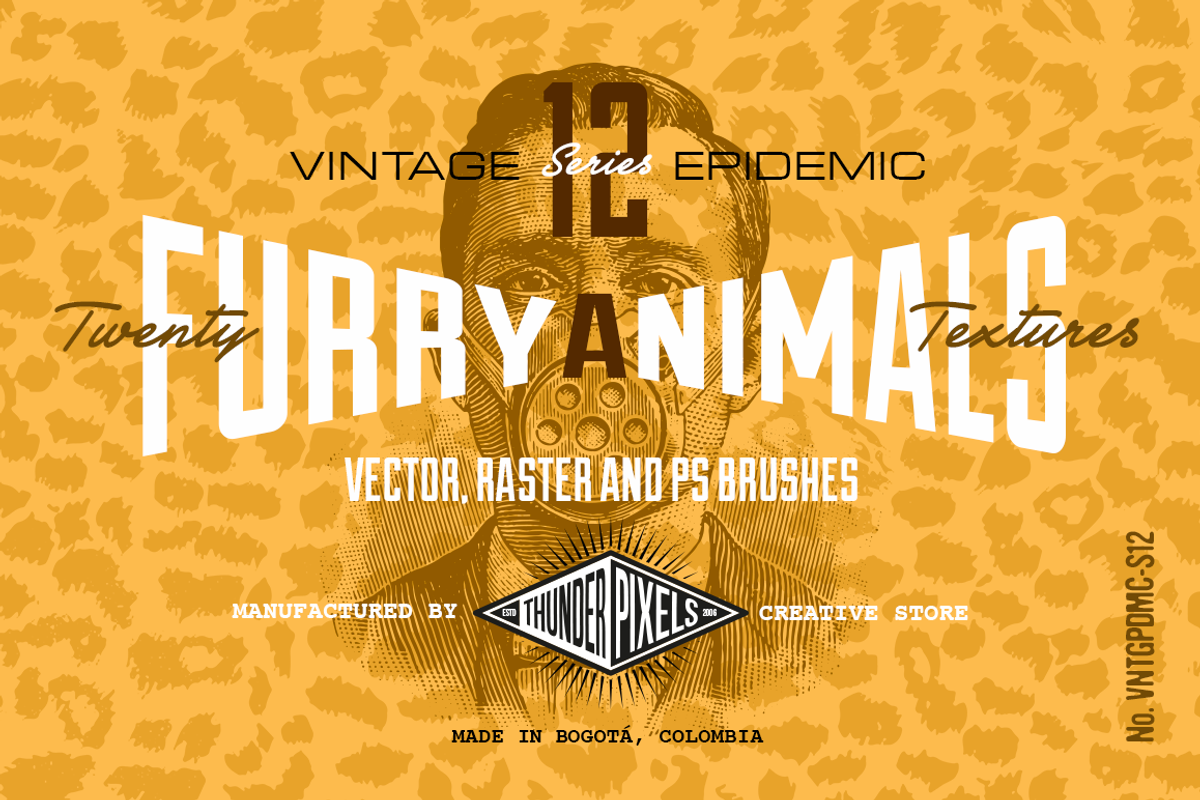 20 Furry Animal Textures - VES12