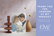 Blue Royal Wedding Clipart, an Illustration by NadiaTheronArt (Thumbnail 5 of 5)