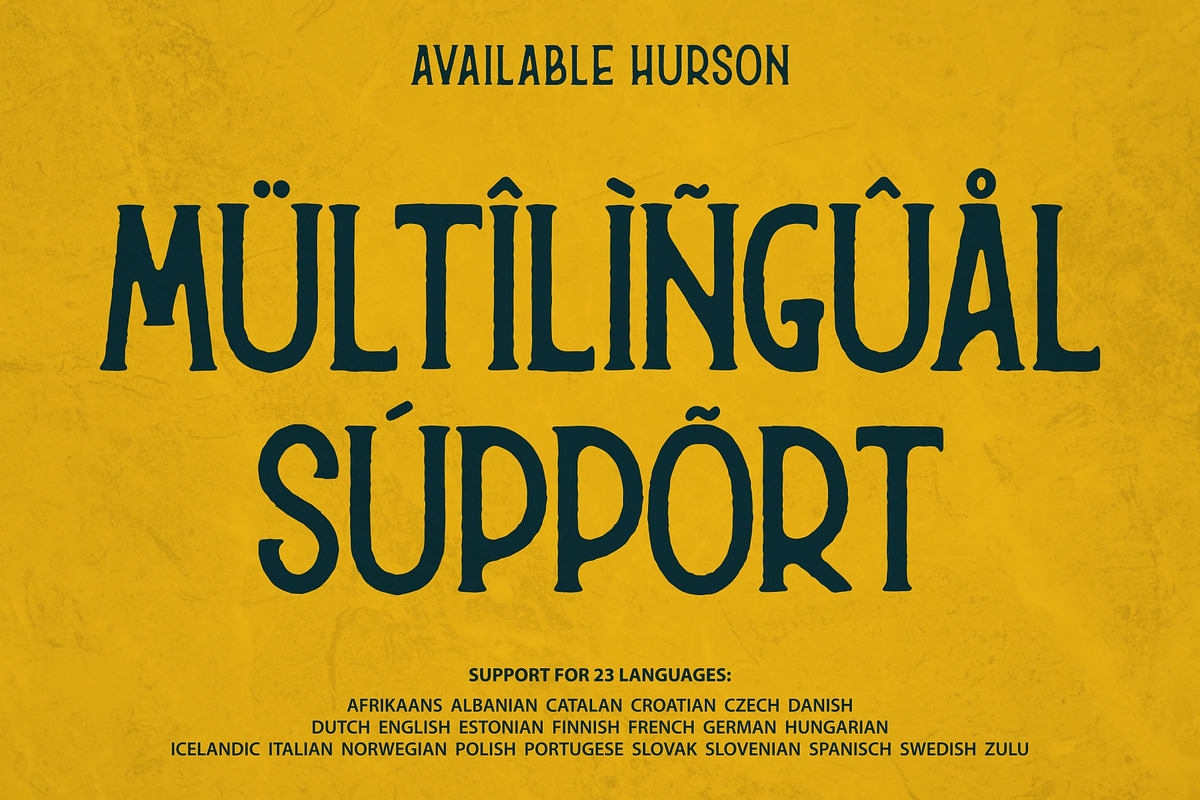 Hurson Rough - Serif preview 6