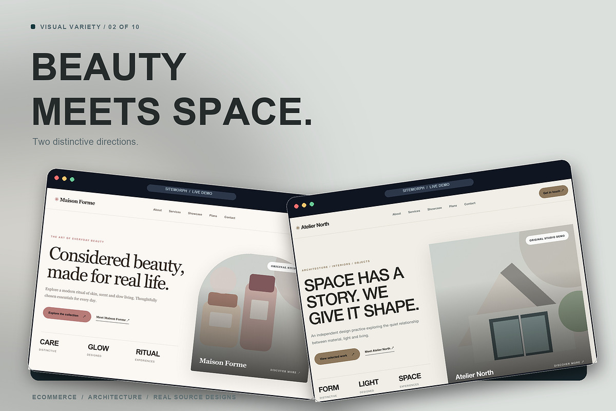 SiteMorph 10 HTML Website Bundle, a HTML Template by Flyer Arts (Photo 3 of 8)