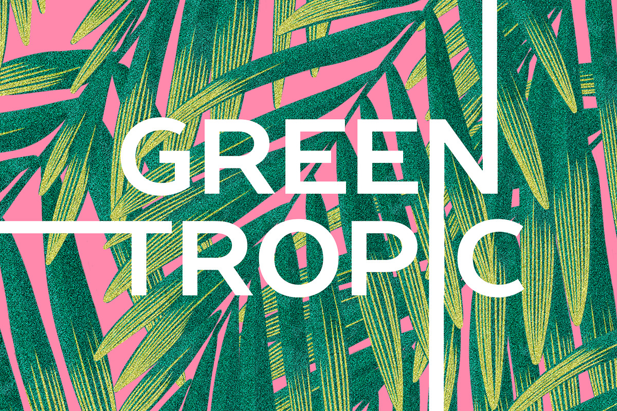 GREEN TROPIC seamless patterns, a Pattern Graphic by ANAKOTO (Photo 7 of 14)