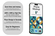iPhone 16 Pro Mockup, an iPhone Mockup by pixelmock (Thumbnail 3 of 25)