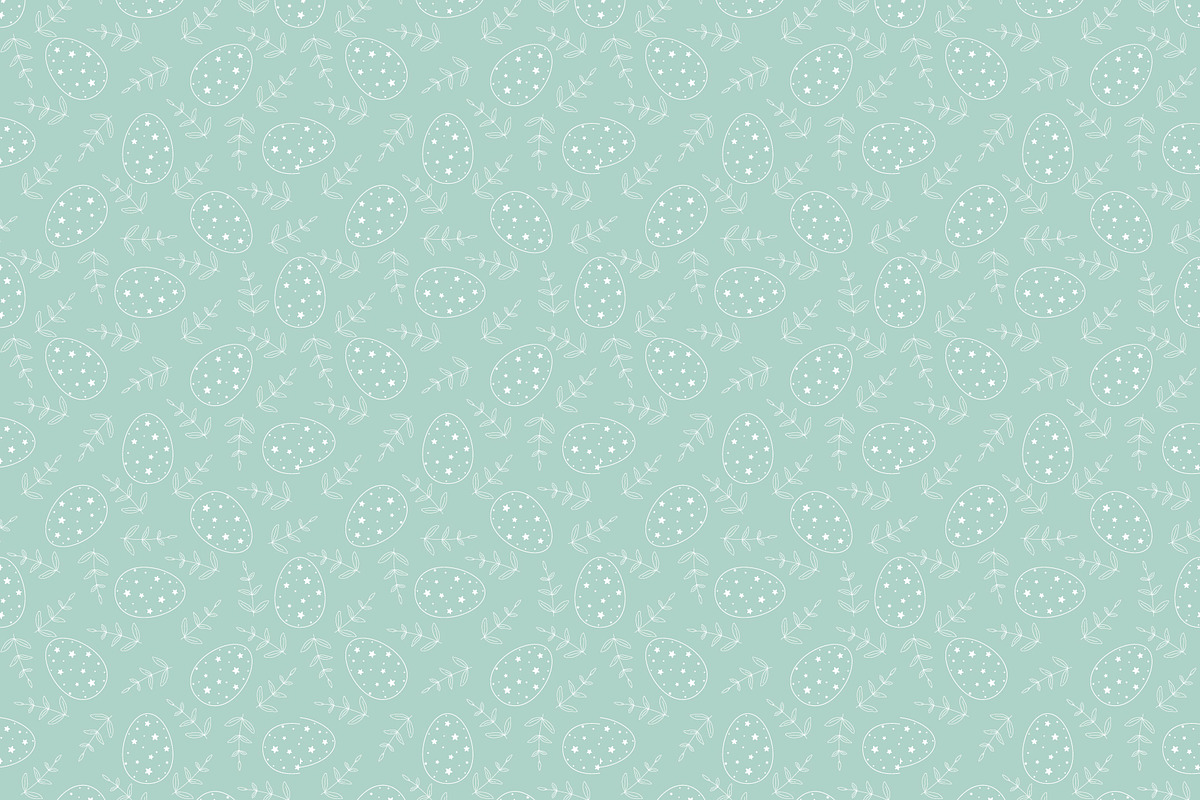 Set of pastel patterns Easter eggs, a Pattern Graphic by Tati_Kli (Photo 4 of 5)