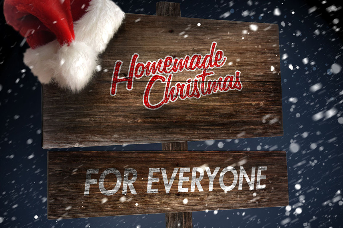 Christmas Wooden Mock-Up, a Mockup by Pixel Place (Photo 4 of 5)