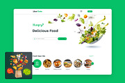 Uber Eats Landing Page, a Templates & Theme by Neha Guleria (Thumbnail 1 of 2)