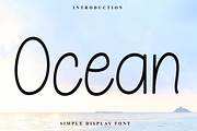 Ocean, a Sans Serif Font by InermediaSTUDIO (Thumbnail 1 of 7)