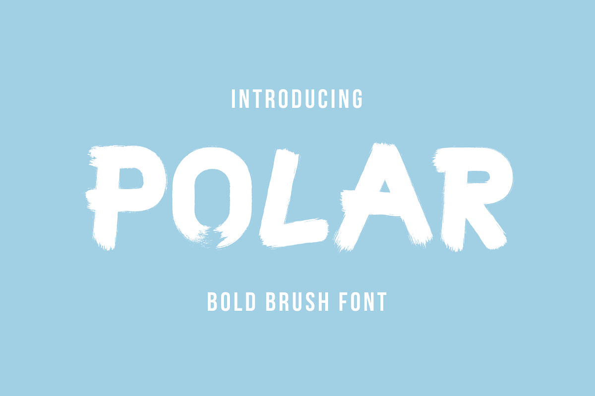 Polar Typeface | Brush Font