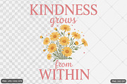 Boho Flowers Motivational Bundle, an Illustration by Actual Pixel (Thumbnail 16 of 21)