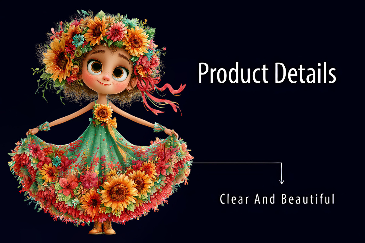Whimsical Elegant Girl Watercolor, a Seasonal Illustration by RobertsArt (Photo 5 of 7)