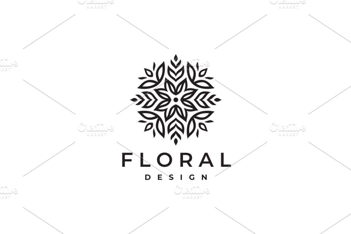 Floral Pattern Logo Design, a Branding & Logo Template by johnkent (Photo 3 of 3)