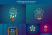 12 Christmas badges, a Templates & Theme by Drumcheg (Thumbnail 3 of 3)