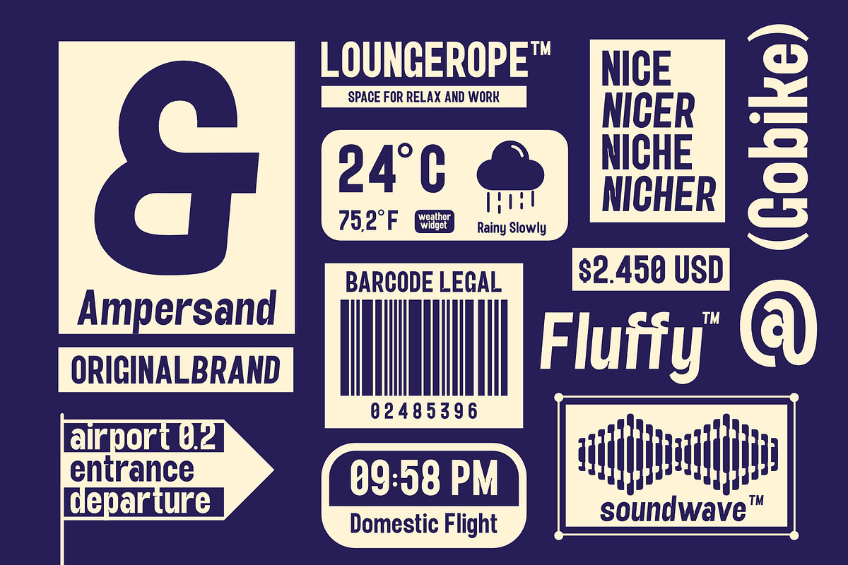 VT Yanice - Display Semi Condensed, a Sans Serif Font by ViactionType (Photo 14 of 15)