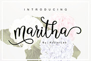 Maritha Script, a Script Font by Rotterlab Studio (Thumbnail 1 of 8)