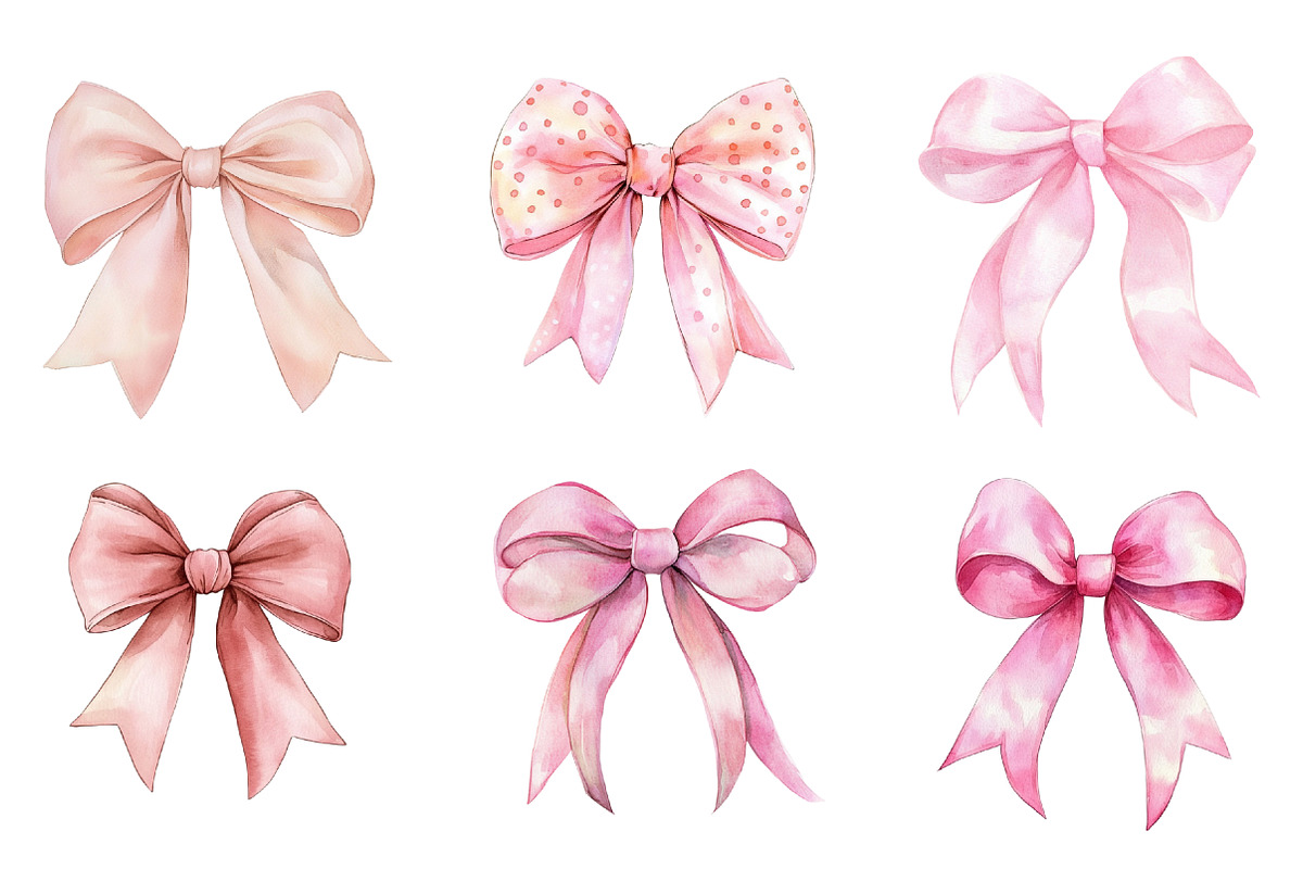 Pink Coquette Bow Sublimation, an Illustration by SinaCreation (Photo 4 of 5)