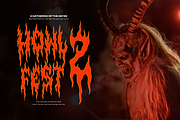 Huruhara | Black Metal Font, a Blackletter Font by Denustudios (Thumbnail 8 of 12)
