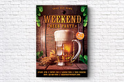 Weekend Beer Party Flyer, a Flyer Template by Rafoz (Thumbnail 1 of 4)