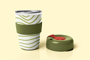 Reusable Coffee Cup Mockup Set, a Cups & Container Mockup by Mirachma Project (Thumbnail 4 of 8)