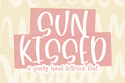 Sun Kissed Hand Lettered Font, a Font by Dansie Design (Thumbnail 1 of 7)