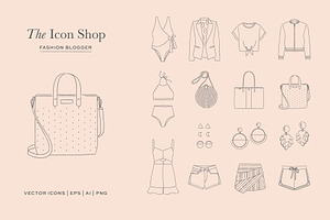 Fashion Blog Illustration Collection