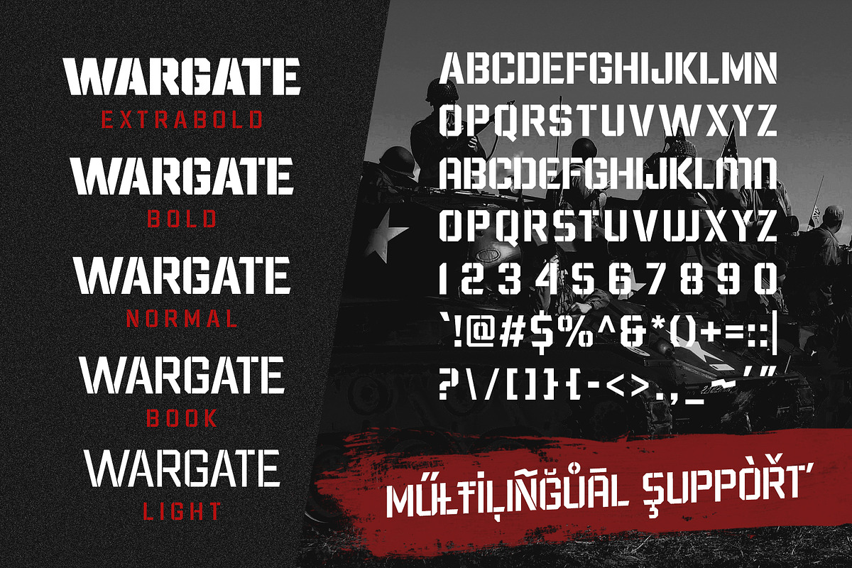 Wargate - Stencil Family preview 6