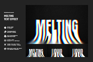 Melting Text Effect