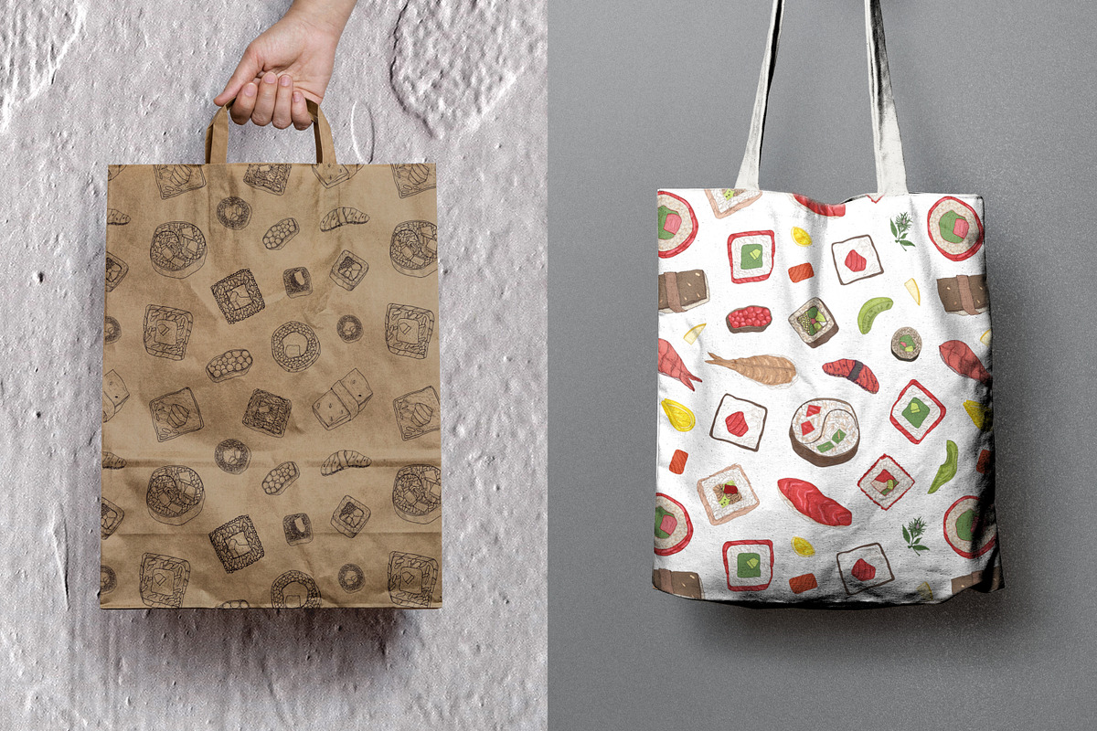 Sushi, hand drawn bundle, a Food Illustration by Good Studio (Photo 27 of 32)