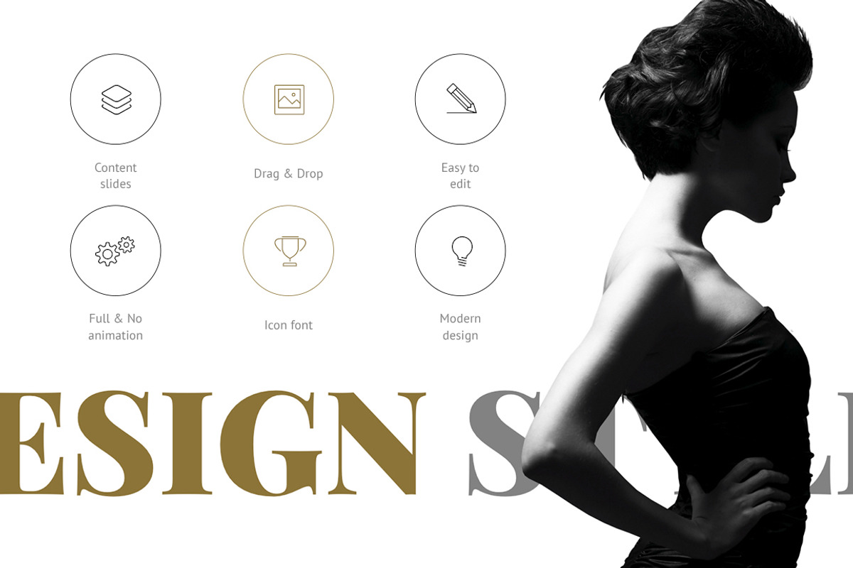 ONE Modern PowerPoint Template, a Presentation Template by HiSlide.io (Photo 3 of 8)