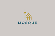 Mosque Logo Islamic Building Prayer, a Branding & Logo Template by Signatoro (Thumbnail 2 of 2)