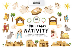 Christmas Nativity Vector