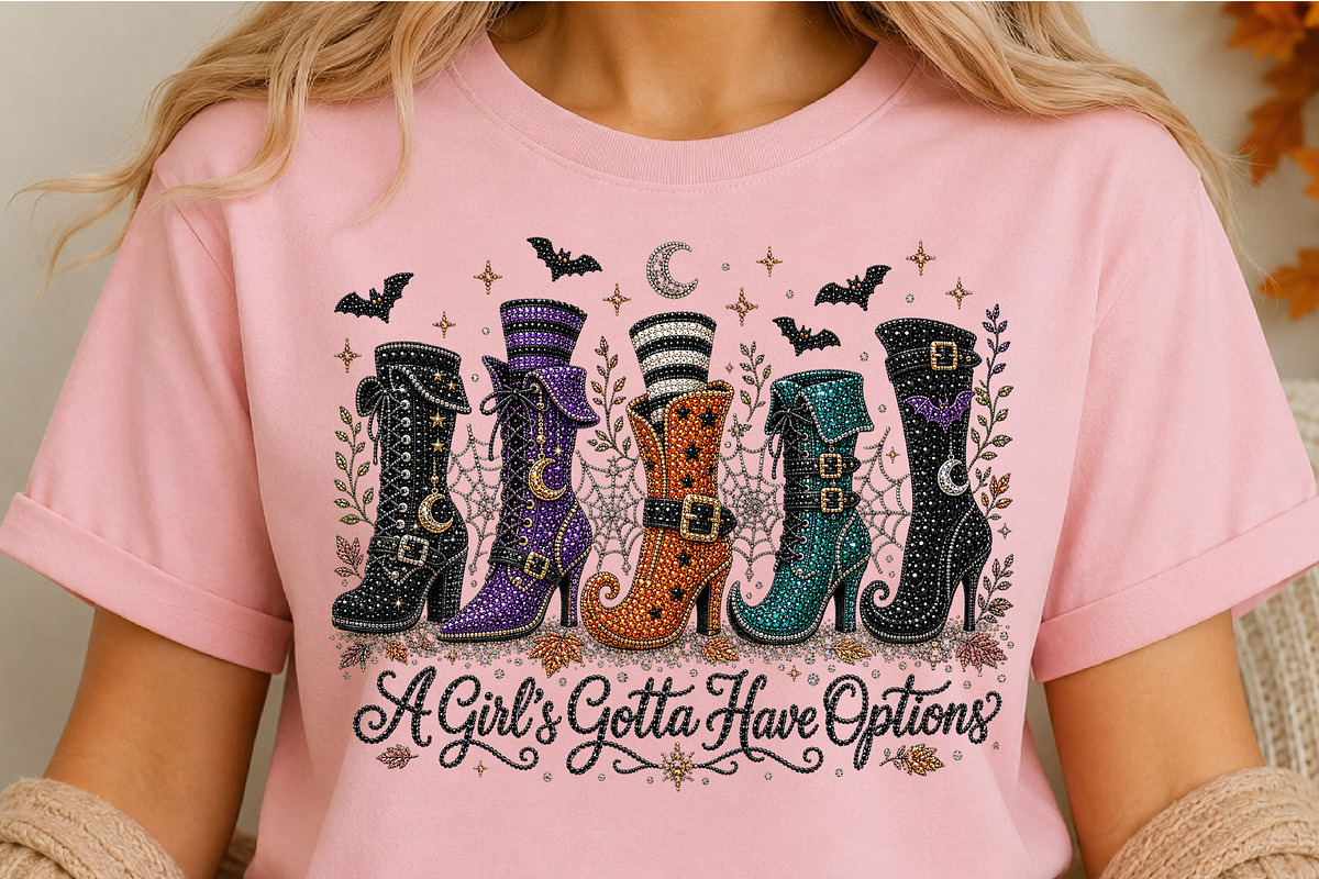 A Girls Gotta Have Options png, a Seasonal Illustration by DreamCafeArt (Photo 5 of 6)