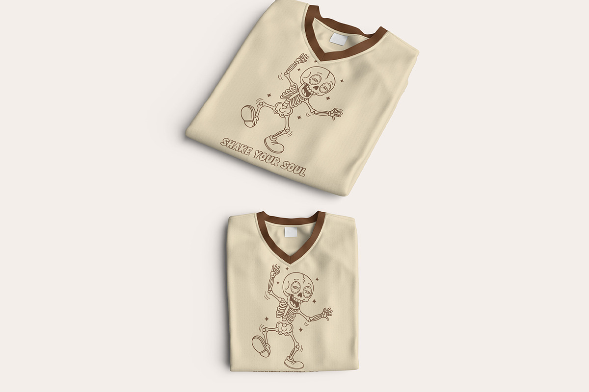 Skeleton T-Shirt Design, an Object Graphic by Ahluva Studio (Photo 3 of 7)