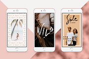 Rose Gold ANIMATED Instagram Stories, a Social Media Template by SilverStag Type Foundry (Thumbnail 17 of 19)