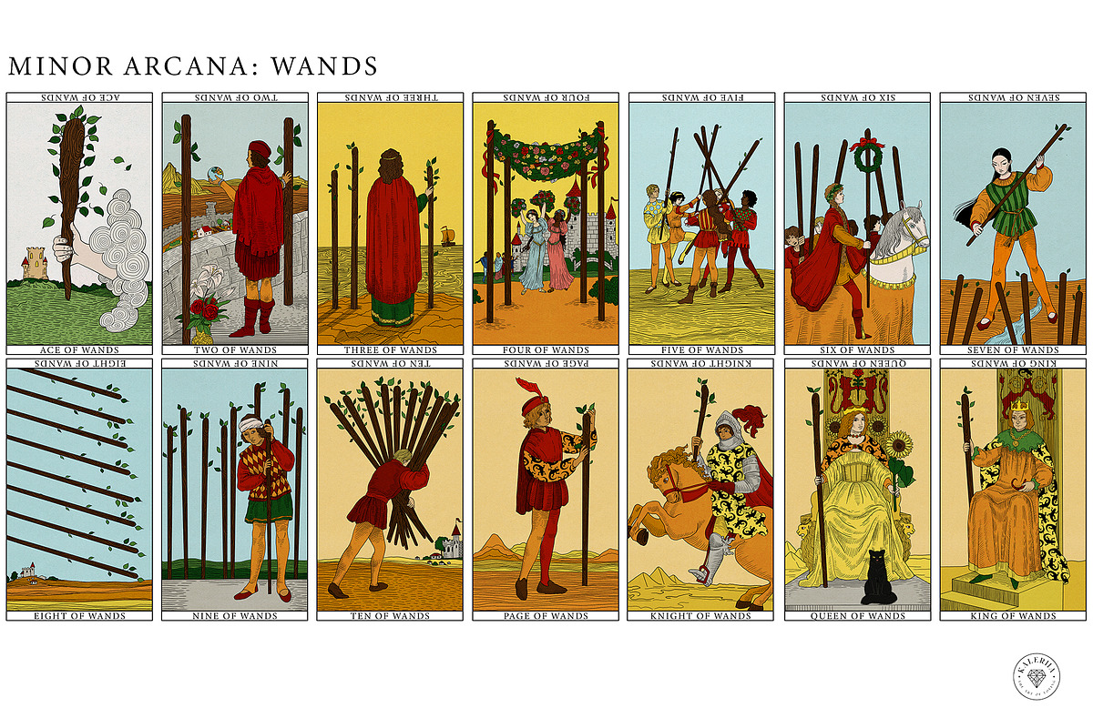 Tarot Sun & Moon - Complete Deck, an Object Illustration by Kaleriia (Photo 3 of 11)