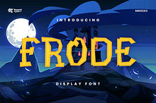 Frode Halloween Font