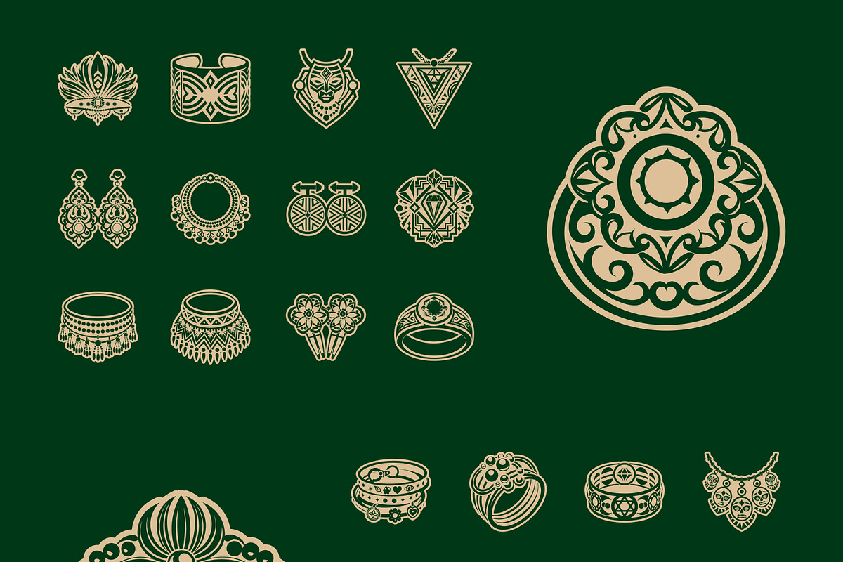 Glyph Jewelry Icons, a Solid Icon by Creative Stall (Photo 7 of 9)