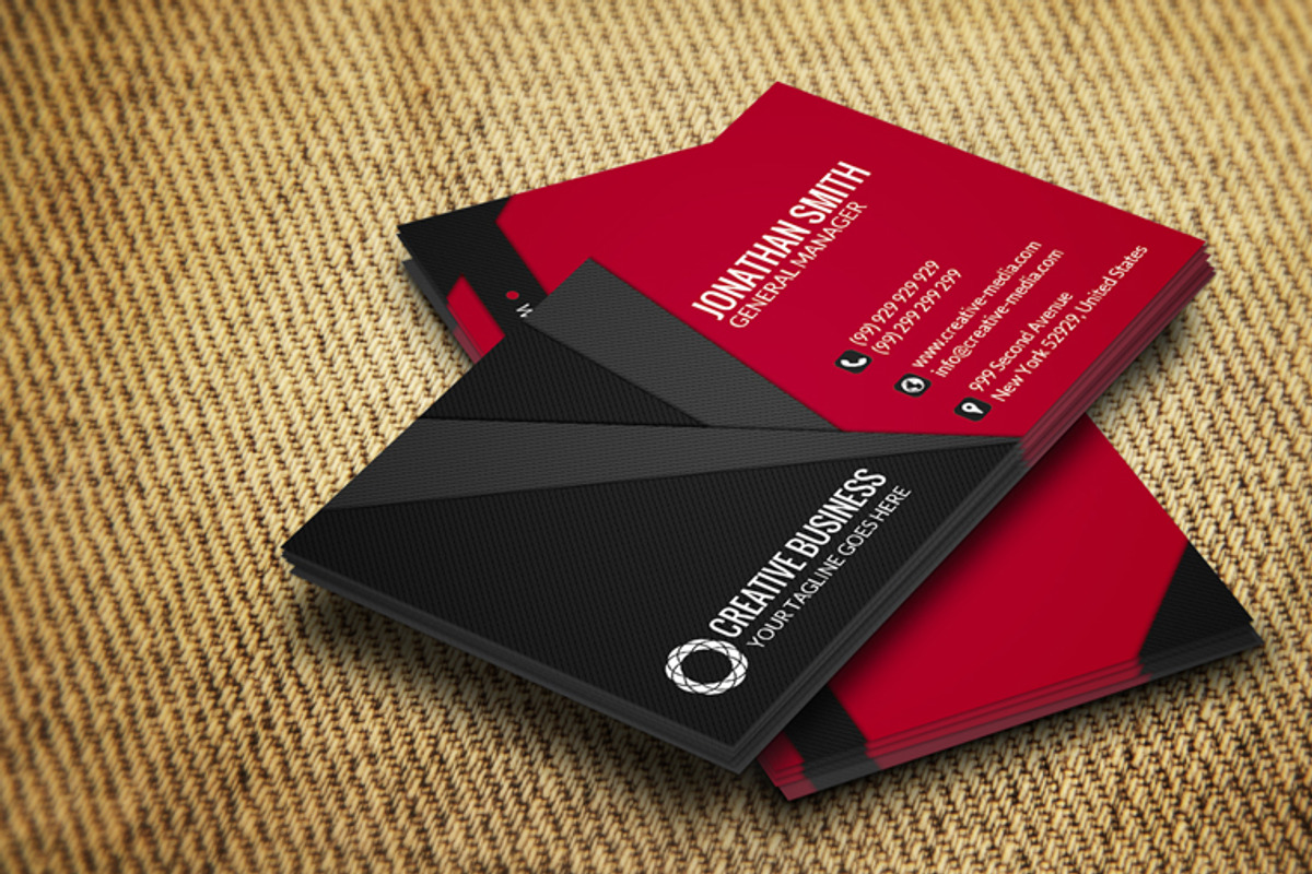 Modern Business Card CM031, a Business Card Template by annozio (Photo 4 of 4)