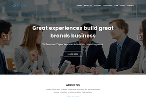 Corporate Business Website Theme