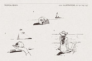 Summer Vacation Beach Collection, a Seasonal Illustration by TheMountBirdStudio (Thumbnail 8 of 21)