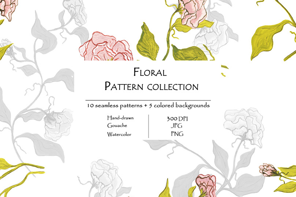 Floral Pattern Collection, a Pattern Graphic by Ann Bright (Photo 10 of 16)