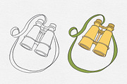Hiking Adventure Collection, a Brush Add-On by Mari_Caliart (Thumbnail 5 of 10)